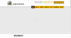 Desktop Screenshot of bossbobcats.com.au